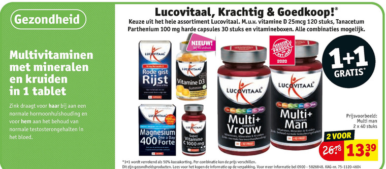 Lucovitaal   multivitaminen, voedingssupplement folder aanbieding bij  Kruidvat - details