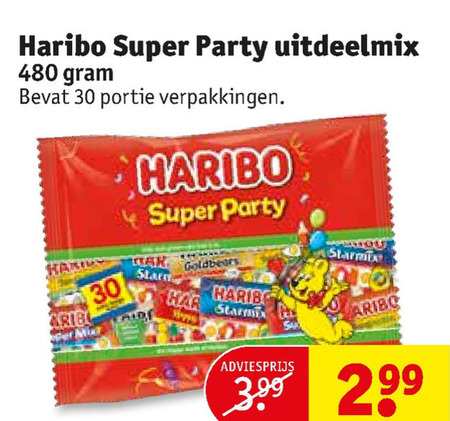 Haribo   snoep folder aanbieding bij  Kruidvat - details