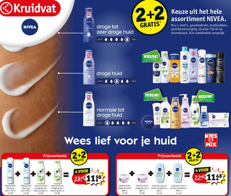 Nivea   heren gezichtsverzorging, dagcreme folder aanbieding bij  Kruidvat - details