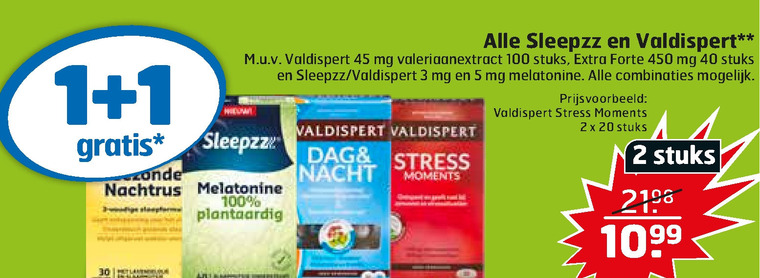 Valdispert   voedingssupplement folder aanbieding bij  Trekpleister - details