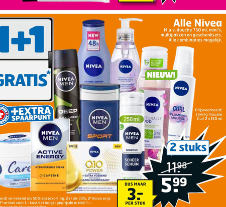 Nivea   shampoo, huidverzorging folder aanbieding bij  Trekpleister - details