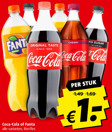 Coca-Cola   cola, frisdrank folder aanbieding bij  Boni - details