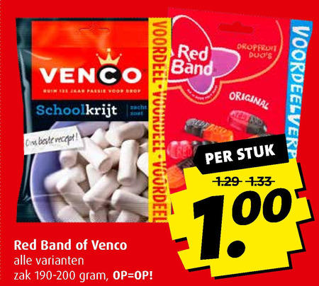 Venco   snoep, drop folder aanbieding bij  Boni - details