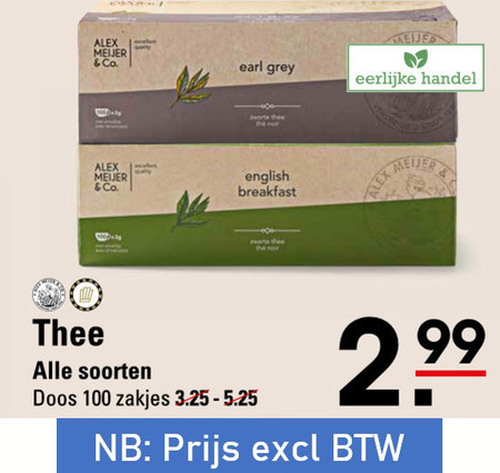 Alex Meijer   thee folder aanbieding bij  Sligro - details