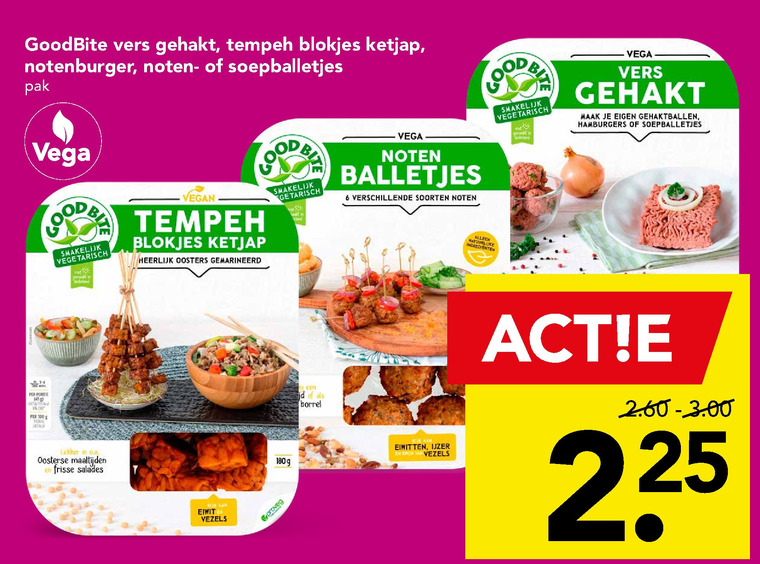 Goodbite   vegetarisch folder aanbieding bij  Deen - details