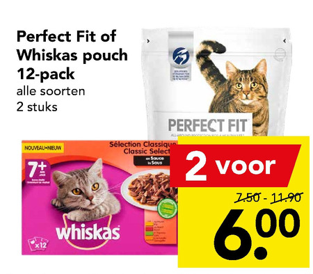 Perfect Fit   kattenvoer folder aanbieding bij  Deen - details