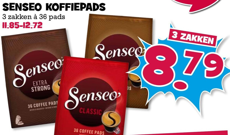 Douwe Egberts Senseo   koffiepad folder aanbieding bij  Boons Markt - details