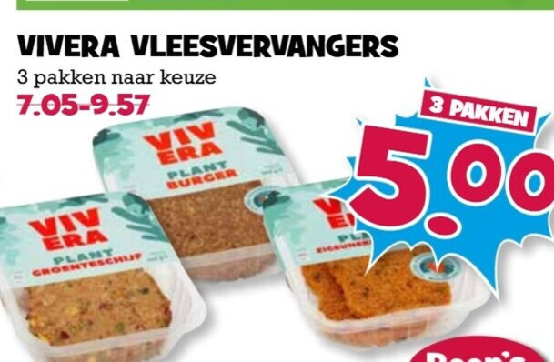 Vivera   vegetarisch folder aanbieding bij  Boons Markt - details