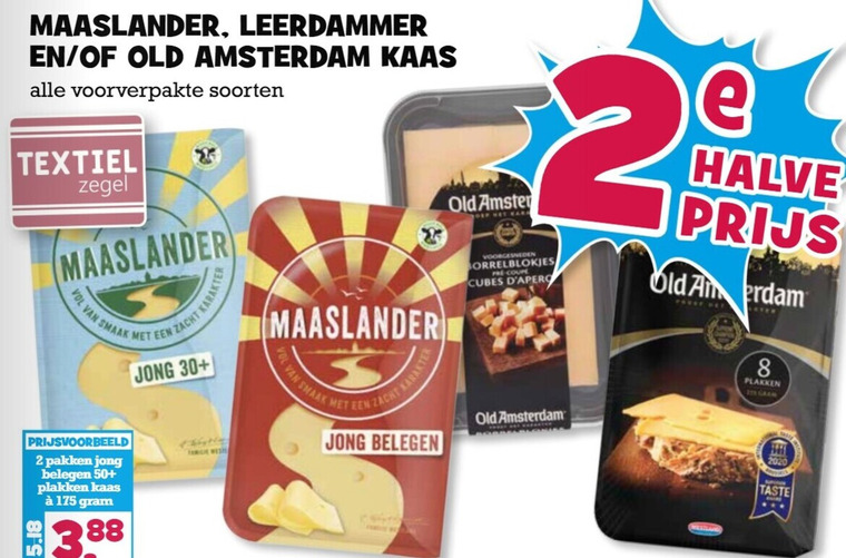 Maaslander   kaas, kaasplakken folder aanbieding bij  Boons Markt - details