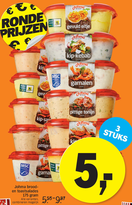 Johma   salade folder aanbieding bij  Albert Heijn - details