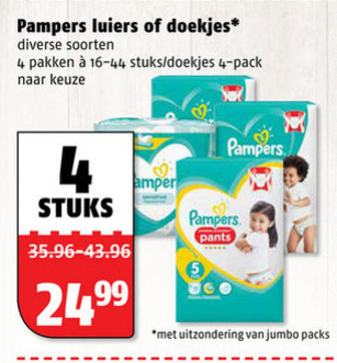 Pampers   luierbroekjes, luiers folder aanbieding bij  Poiesz - details