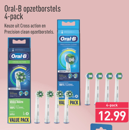 Braun Oral-B   opzetborstel folder aanbieding bij  Aldi - details