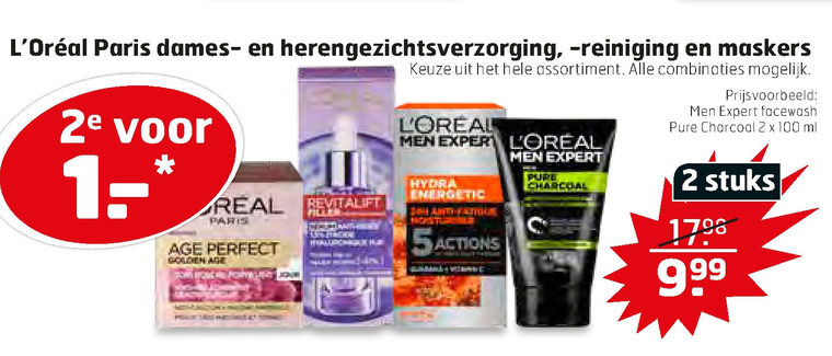 L Oreal   gezichtsverzorging, heren gezichtsverzorging folder aanbieding bij  Trekpleister - details