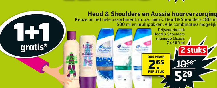 Aussie   shampoo folder aanbieding bij  Trekpleister - details