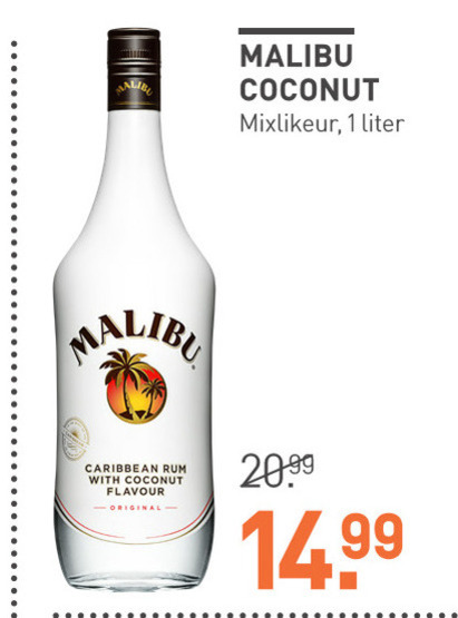 Malibu   likeur folder aanbieding bij  Gall & Gall - details