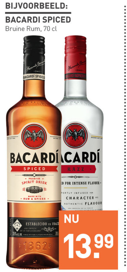 Bacardi   rum folder aanbieding bij  Gall & Gall - details