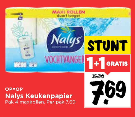 Nalys   keukenpapier folder aanbieding bij  Vomar - details