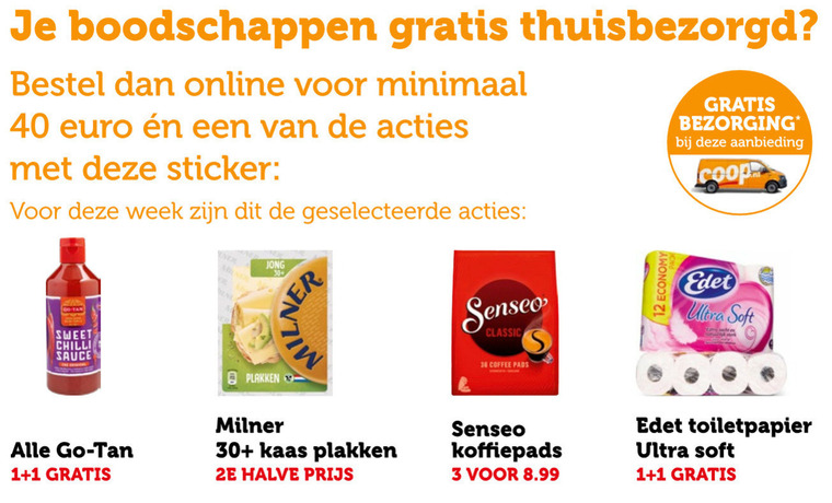 Douwe Egberts Senseo   koffiepad folder aanbieding bij  Coop - details