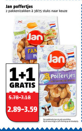 Jan   poffertjes folder aanbieding bij  Poiesz - details