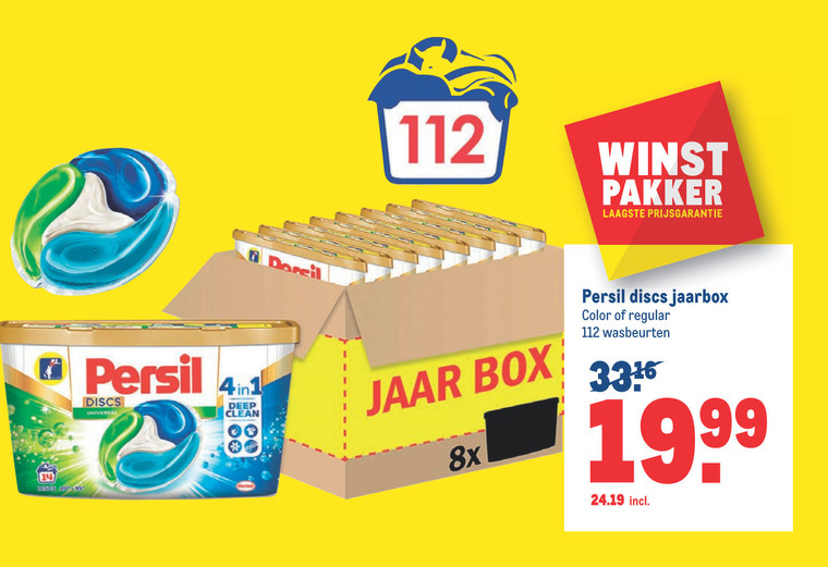 Persil   wasmiddel folder aanbieding bij  Makro - details