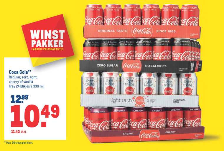 Coca-Cola   cola folder aanbieding bij  Makro - details