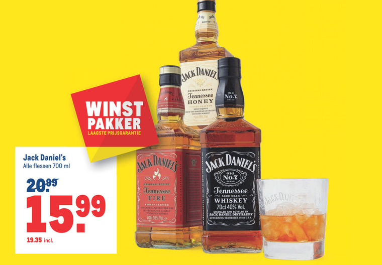 Jack Daniels   whisky folder aanbieding bij  Makro - details