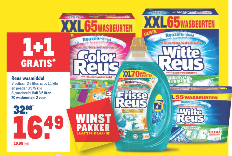 Color Reus   wasmiddel folder aanbieding bij  Makro - details