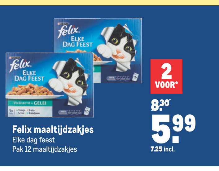 Felix   kattenvoer folder aanbieding bij  Makro - details