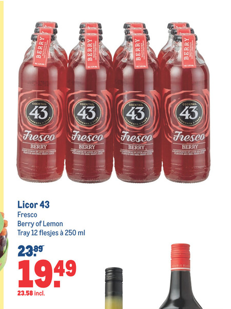 Licor 43   likeur folder aanbieding bij  Makro - details