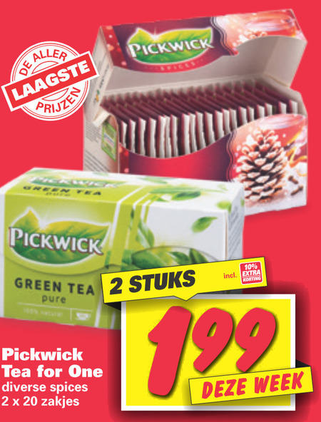 Pickwick   thee folder aanbieding bij  Nettorama - details