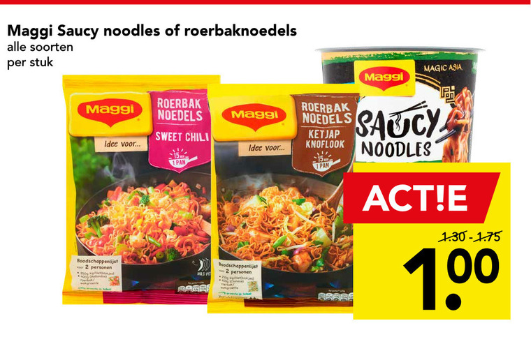 Maggi   noodles folder aanbieding bij  Deen - details