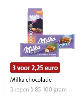 Milka   chocolade folder aanbieding bij  Jumbo - details