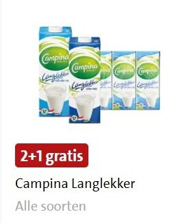 Campina   melk folder aanbieding bij  Jumbo - details