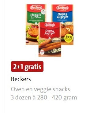 Beckers   snack folder aanbieding bij  Jumbo - details