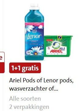 Lenor   wasverzachter, wasmiddel folder aanbieding bij  Jumbo - details