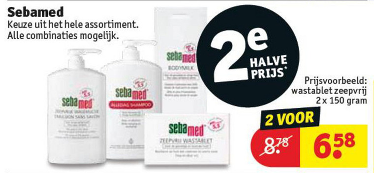 Sebamed   douchegel, shampoo folder aanbieding bij  Kruidvat - details