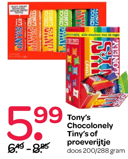 Tony Chocolony   chocolade folder aanbieding bij  Spar - details