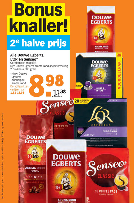 Douwe Egberts L Or   oploskoffie, ijskoffie folder aanbieding bij  Albert Heijn - details