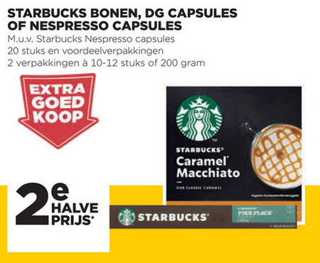 Starbucks   dolce gusto capsules, koffiebonen folder aanbieding bij  Jumbo - details