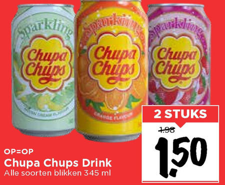 Chupa Chups   fruitdrank folder aanbieding bij  Vomar - details