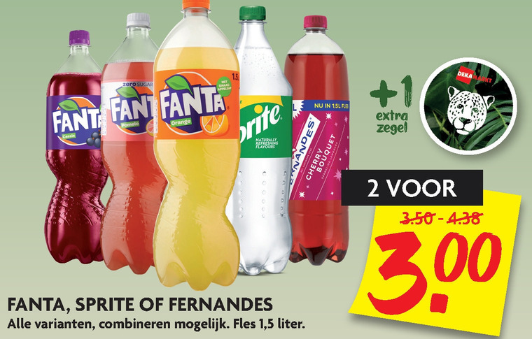 Fanta   frisdrank folder aanbieding bij  Dekamarkt - details