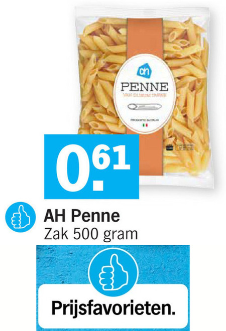 Albert Heijn Huismerk   penne   folder aanbieding bij  Albert Heijn - details