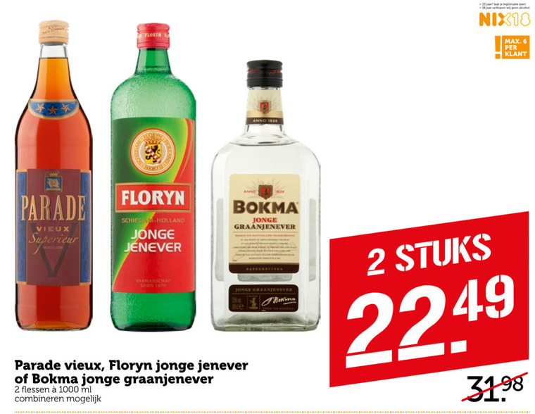 Bokma   jenever, vieux folder aanbieding bij  Coop - details