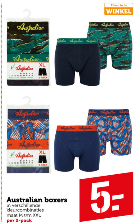 Boxershorts sales heren australian