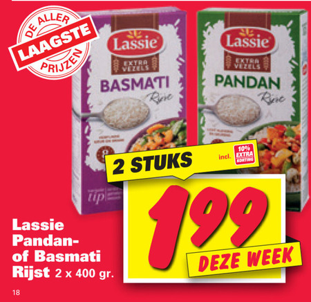 Lassie   rijst folder aanbieding bij  Nettorama - details