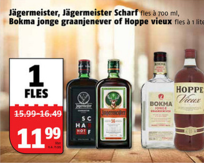 Hoppe   kruidenbitter, jenever folder aanbieding bij  Poiesz - details