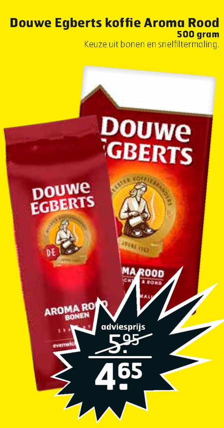 Douwe Egberts   koffie, koffiebonen folder aanbieding bij  Trekpleister - details