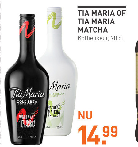 Tia Maria   likeur folder aanbieding bij  Gall & Gall - details