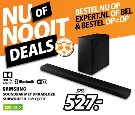 Samsung   soundbar folder aanbieding bij  Expert - details