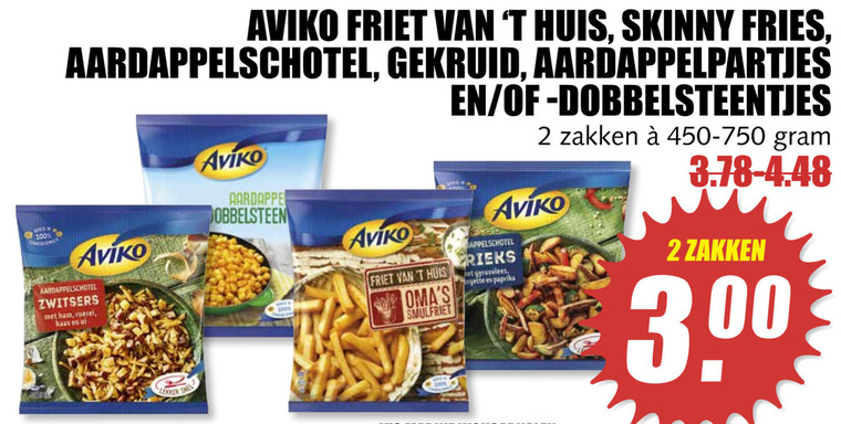 Aviko   patat, aardappelproduct folder aanbieding bij  MCD Supermarkt Basis - details